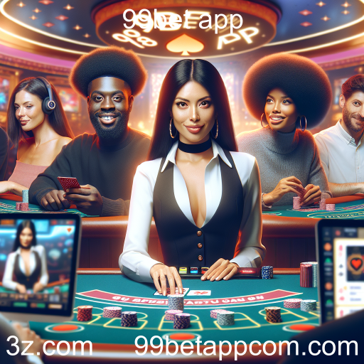 Experiência Imersiva no Cassino Ao Vivo da 99bet App